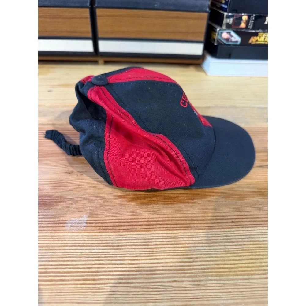Vintage Chicago Bulls NBA The G Cap Toddler Red Black Embroidered Needs Repair